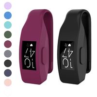 Watbro Clip Holder Compatible with Fitbit Inspire/Inspire HR, Soft Silicone Sport Pocket Clip Replacement Accessories, for Inspire HR Fitness Trackers Women Men