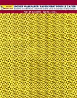 Magnetic Locker Wallpaper - Dry Erasable Holographic Designs - Full Sheet Magnetic - Pack of 4 Sheets - Gold Color