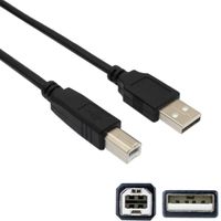 LUNLING 10FT USB A Male to B Male Cable Cord Data Transfer Host Cable Cord for Cricut Expression 2 Electric Cutting Machine