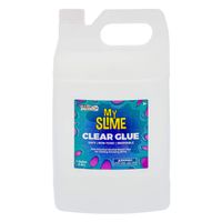 My Slime Clear Glue 1 Gallon (128 Ounce) Bottle - Kid Safe, Non-Toxic, Washable - Superior Formula School Glue Designed for Making Perfect Stretchy Amazing Slime - Fun Creative Art Play Activity