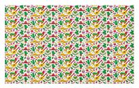 GugeABCmat Kitchen Mat,Abstract Contemporary Irregular Geometric Motif Spots and Random Strokes,Outdoor Mats 60" W X 18" L,Multicolor