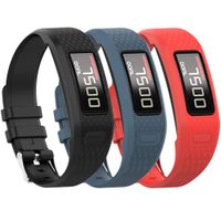 QGHXO Band for Garmin Vivofit 1 / Vivofit2, Soft Silicone Replacement Watch Band Strap for Garmin Vivofit 1 / Garmin Vivofit 2 Activity Tracker, Small, Large, Ten Colors