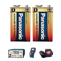 2PK 9V Alkaline Batteries Plus Power Long Lasting 9 Volt Battery General Purpose