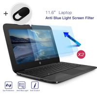 2-Pack 11.6" Chromebook Anti Blue Light Screen Filter Protector for Acer Chromebook R11 /Lenovo Chromebook C330 /ASUS Chromebook/Samsung Chromebook 3 /Dell HP Chromebook with Webcam Cover