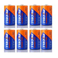 1.5V d Size Batteries Alkaline Primary Battery lr20 Model Count Pcs (8)