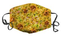 Dust Face Mask for Dust Mouth Mask Anti-Dust Mask Adjustable Earloop Face Mask (Sunflower Oil Painting)
