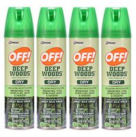 OFF! Deep Woods Dry Insect Repellent VIII 4 oz (4 Pack)