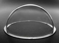 JMX 4.5 Inch Acrylic Indoor / Outdoor Cctv Clear Camera Dome Cover Security Camera Housing