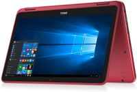 2019 Dell Inspiron 2-in-1 Laptop Computer - AMD A6-9220e up to 2.4GHz Processor - 4GB DDR4 RAM, 64B eMMC - 11.6" Touchscreen, Radeon R4 Graphics - WiFi, Bluetooth, HDMI, USB 3.1, Red, Windows 10 Home