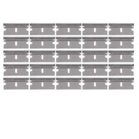 Replacement Razor Blade Scraper Blades (25 Blades) - #9 .009" 1.5"w- Compatible with Werxrite RetraGuard Scrapers & Other Tools