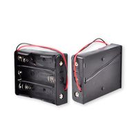 18650 Battery Holder, Conwork 3x 18650 Battery Holder Case Storage Box Bare Wire Leads (2-Pack)