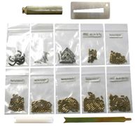Kwikset 50 Each Bottom Pins with Pin Cover Spring Plug Clip Tools Rekey Kit Rekeying Set Locksmith