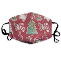 Face Mask Christmas Pattern Customized Cycling Half Face Earloop Face Mask for Women