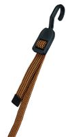 Highland (9414900) 10"-45" Black and Orange Adjustable Fat Strap Bungee Cord - 1 piece