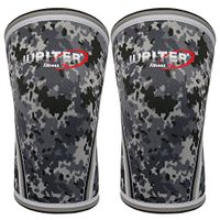 Elbow Sleeves (1 Pair) Support & Compression for Weightlifting, Powerlifting, Crossfit,Tennis, Basketball - 5mm Neoprene Sleeve Perfect for Both Men & Women (Medium, Camo)