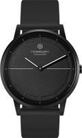 NOERDEN MATE2 Hybrid Smart Watch 5ATM Waterproof Stainless Steel Sapphire Glass Multi-Sport Activity Fitness Tracking (Steps, Calories, Distance), and Smartphone Notifications (Black)