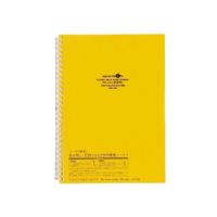 LIHIT LAB. Refillable Notebook (Journal), Lined Paper, 9.9 x 7.3 inches, Yellow (N1608-5)