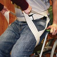 Patterson Medical Transfer Sling and Gait Belt - Size Small/Medium