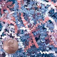 4oz Bag U Choose Size LT Blue Pink White Gift Basket Shred Crinkle Paper Filler Bedding nfLG -1657