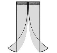 Magnetic Screen Door Easy Install Screen Door Magnetic Door Screen Pet Friendly Fiberglass Sliding Door Screen Door Mesh Door Screen Door Net for Doors Screen for door