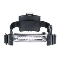 Fox Fury 410-L06 Command LoPro Fire and Impact Resistant Waterproof White LED Helmet Light, 65 Lumens