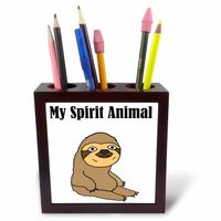 3dRose Morkie Mom, Picture of A Dog Paw On A White Background Pen Holder (ph_256559_1)
