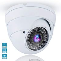 CTVISON Analog Camera Dome Security Camera Full 5.0MP HD 4-in-1 (TVI/AHD/CVI/CVBS) 2.8-12mm Varifocal Lens Day/Night Infrared Indoor Surveillance CCTV Dome Camera