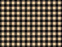 Lumos80 Pack of 5 Black Gingham Kraft Design Tissue Paper Sheets 15" x 20"