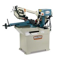 Baileigh BS-250M Hydraulic Horizontal Mitering Band Saw, 110V, 1.5hp Motor, 1" Blade, 8.93" Round Capacity