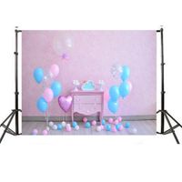 Dacawin Photography Backdrop, 5x3FT Baby Balloon Festival Backdrop For Studio Props Photo Backdrop Decor (Multicolour G)