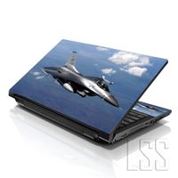 LSS Laptop 17-17.3" Skin with Colorful Plane Pattern for HP Dell Lenovo Apple Asus Acer Compaq - Fits 16.5" 17" 17.3" 18.4" 19" (2 Wrist Pads Free)