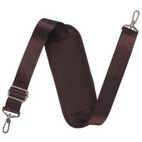 59 Inch Universal Shoulder Strap BOMKEE Adjustable Bag Strap Replacement with Metal Swivel Hooks and Non-Slip Pad for Laptop Case Briefcase Messenger Bag Diaper Bag Camera Bag Travel Bag (Brown)