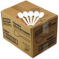 Dixie Mediumweight Plastic Soup Spoons, 1000ct