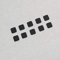 Rounded Square Match Strikers 0.50" - Dark Gray