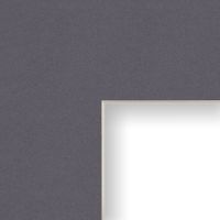 Craig Frames B161 24x36-Inch Mat, Single Opening for 20x30-Inch Image, Granite with Cream Core