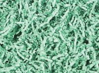 Cutdek Mint Green Crinkle Paper Shred for Packaging Gift Box/Basket Filler 10 Ounce Bag