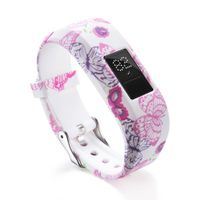 Kanzd Replacemet Silicone Watch Band Strap for Garmin VivoFit Jr/Jr 2 Kids' Fitness (H)