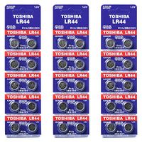 Toshiba LR44 Battery 3V Battery 1.5V Alkaline (30 Batteries)