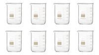 Glass Griffin Beaker, Low Form, 250ml (Pack of 8)