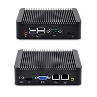 Best pc Qotom-Q180S-S01 with celeron J1800 3227U 2.41 GHz 4G ram 240G SSD Dual LAN 4usb2.0 1 Serial Port 1080P Full HD Video