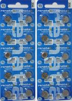 Renata 20 394 Silver Oxide Electronic Zero Mercury Batteries