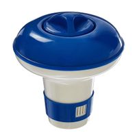  AIUSD Clearance , 5 inch Deluxe Large Blue and White Floating Swimming Pool Chlorine Dispenser