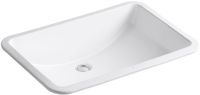 KOHLER K-2215-0 Ladena Under-Mount Bathroom Sink, White