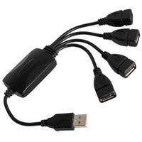 MaxLLTo 4-Port High Speed USB 2.0 Splitter, Unpowered USB Hub for PC Laptop