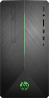 HP Pavilion 690 VR Ready Gaming Desktop Computer/AMD Ryzen 5 2400G Quad-Core Up to 3.9GHz/ 24GB DDR4/ 1TB 7200 RPM HDD + 128GB SSD/AMD Radeon Rx 580/ DVDRW/Bluetooth 4.2/ Windows 10 OS