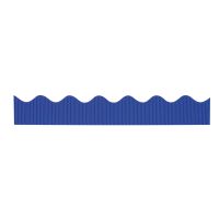 Bordette Scalloped Decorative Border P37204, 2-1/4" x 50', Royal Blue, 1 Roll