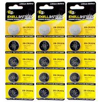 3pc 5pk 3V Lithium Coin Cell Battery CR2016 Replaces DL2016, ECR2016, FA, SBT11, BR2016, 208-202, 208-204, 208-206, DL2016B, BR2016-1W, CR2016-1W, KCR2016, L10, LM2016, LF1/4V