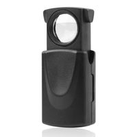 30x21mm Microscope Loupe, 1pc Mini Pocket 30x21mm Black Microscope LED fold Eye Jewelry Loupe Pull Type Jewelry Magnifier with LED Light Jewelry Loupe