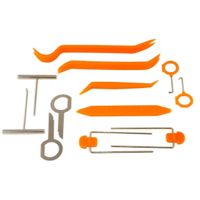 BlingKingdom 12 pcs Auto Pry Tools Kit Door Trim Panel Dash Stereo Radio Interior Light Removal