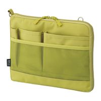 LIHIT LAB Laptop Sleeve, Water & Stain Repellent, Horizontal, Lime Green, 10.2" x 7.9"- Compatible with iPad, Microsoft Surface Go, Samsung Galaxy Tab, Huawei MediaPad, Lenovo Yoga Tab (A7680-6)